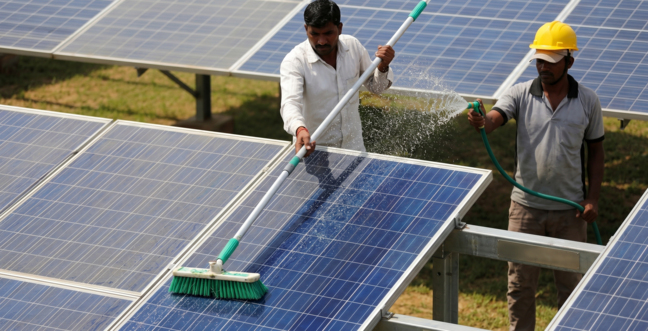 Solar Panel Cleaning and Maintenance