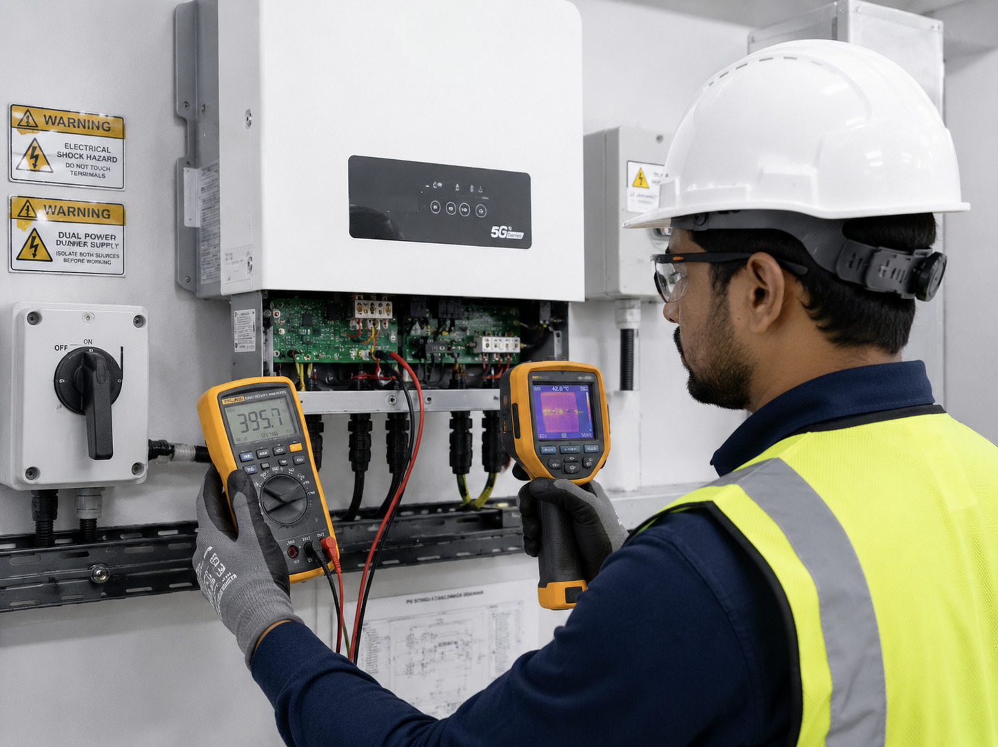 Solar Plant Diagnostic Testing & Grid Handover